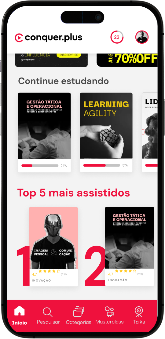 Conquer Mobile Mockup